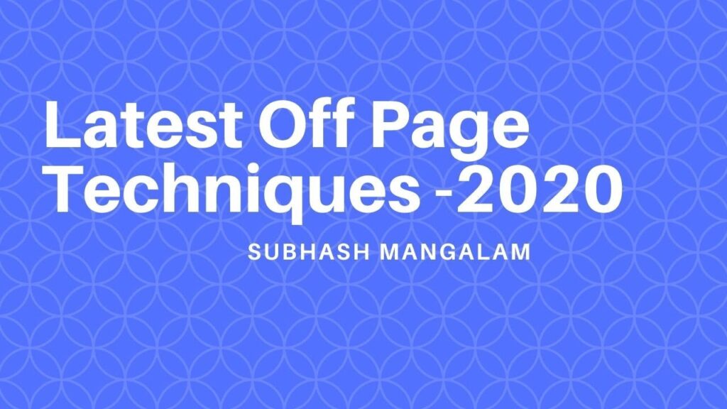 How to Get Backlinks Through Blog Commenting & Web 2.0 sites 2020 | Latest Off Page techniques 2020