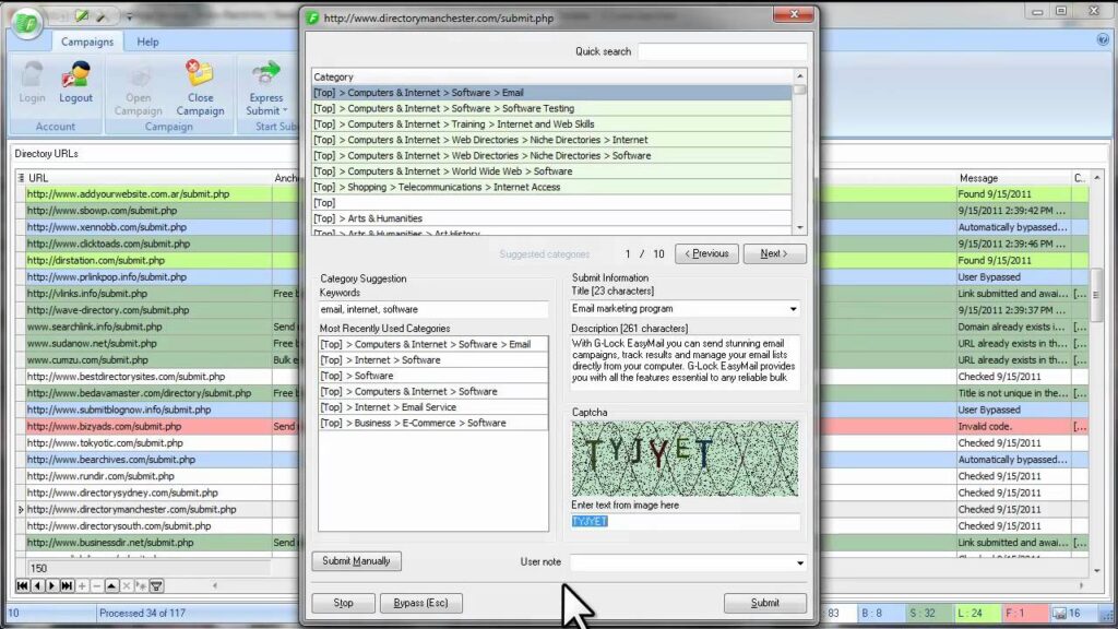 How to build free backlinks using Fast Directory Submitter