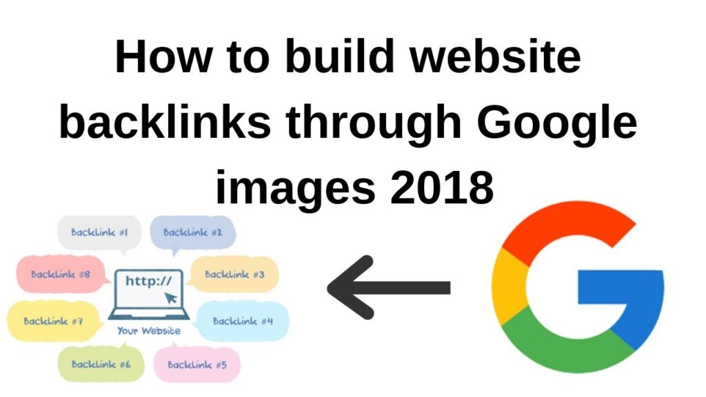 How to build website backlinks through google images 2018