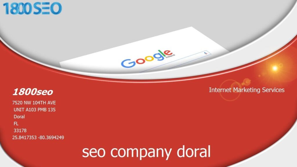 doral seo services 1800seo1800seo miami seo expert