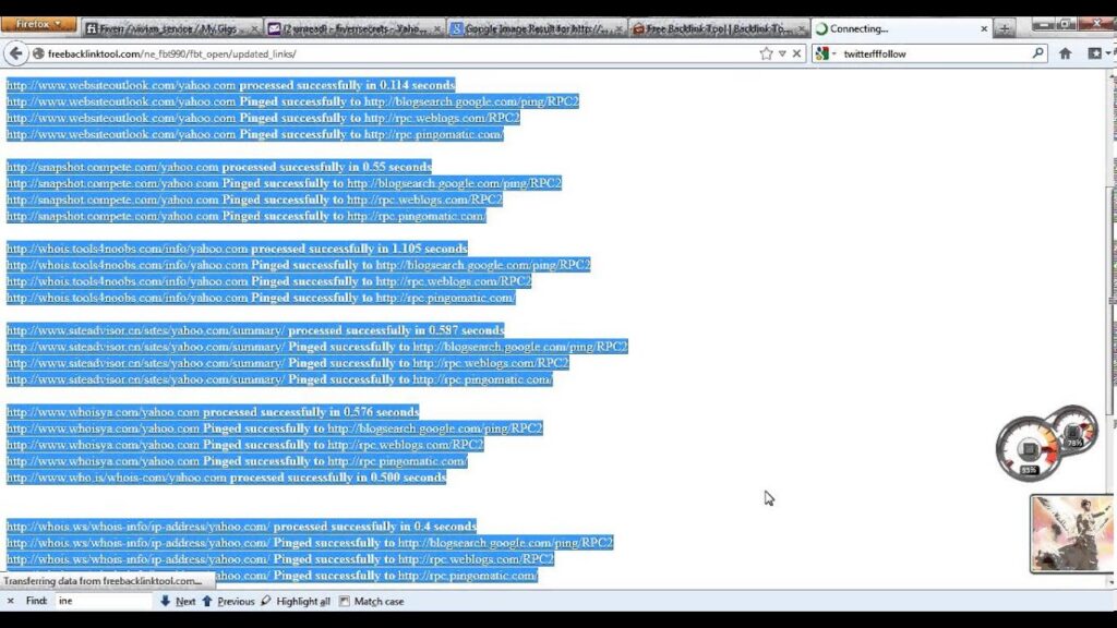 how to to setup a backlinks in fiverr.com