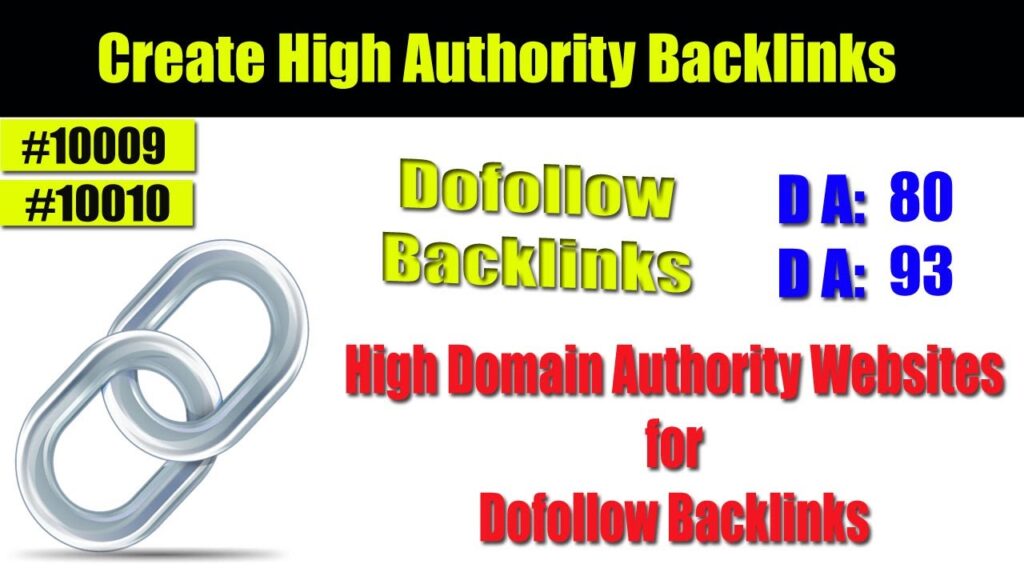 (10009+10) High Authority Profile creation dofollow Backlink websites