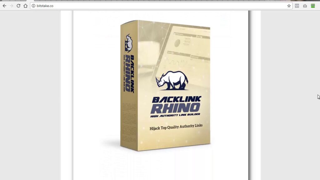 Backlink Rhino Demo Video