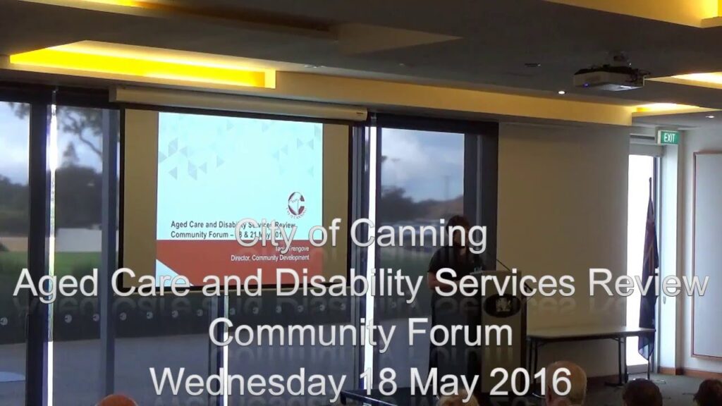 Community Forum 1: Aged Care & Disability Services Review