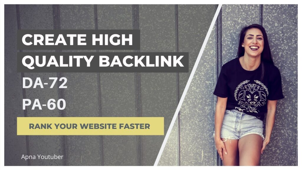 Get Backlinks for your Website for free and Rank your Website Instant | in Hindi | Apna Youtuber