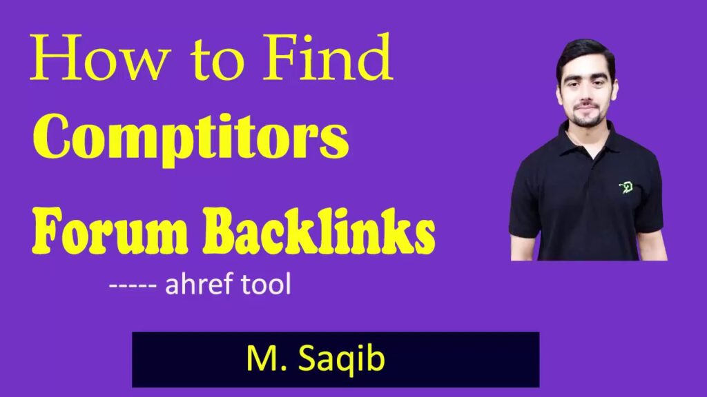 How to Find Competitors Forum Backlinks with Ahref Tool?