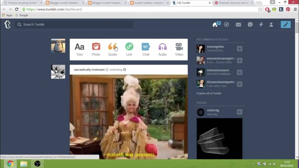 How to create a powerful backlink using Blogger Tumblr and pinterest