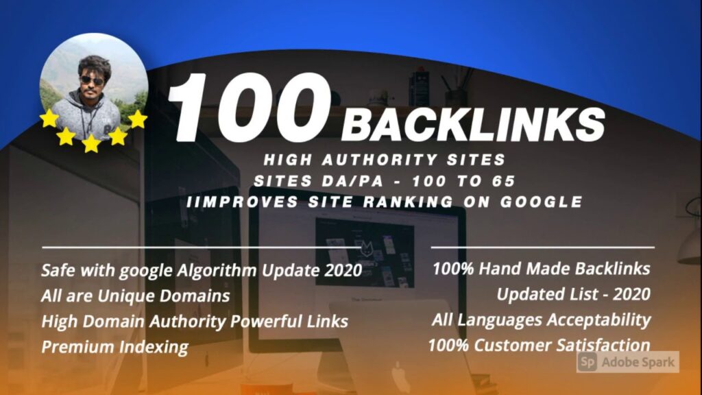 I will rank higher in google with 110 high authority seo backlinks