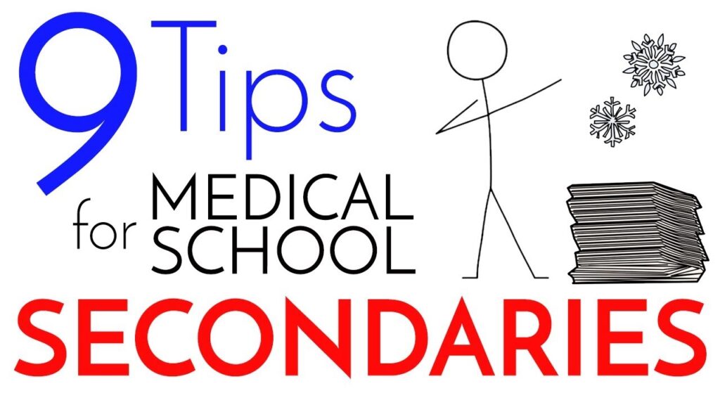 Medical School Secondaries – 9 Tips