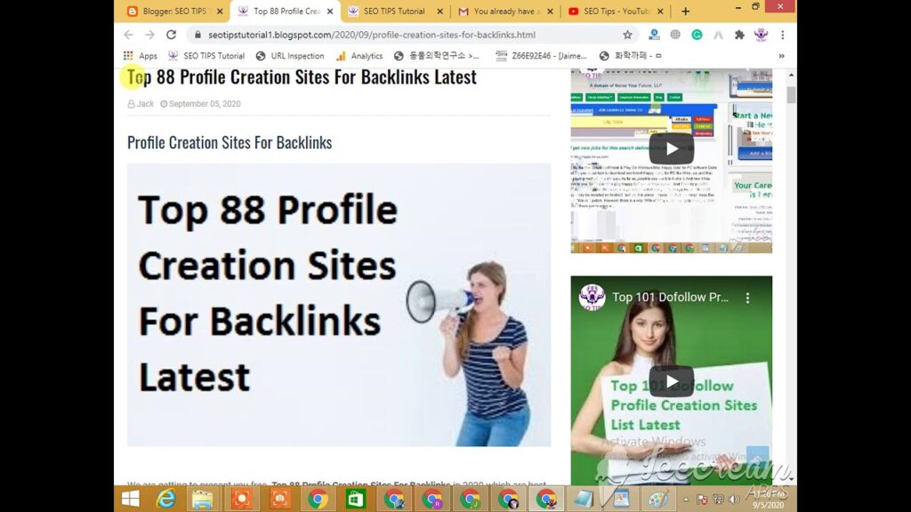 Top 88 Profile Creation Sites For Backlinks Latest [ SEO TIPS ]