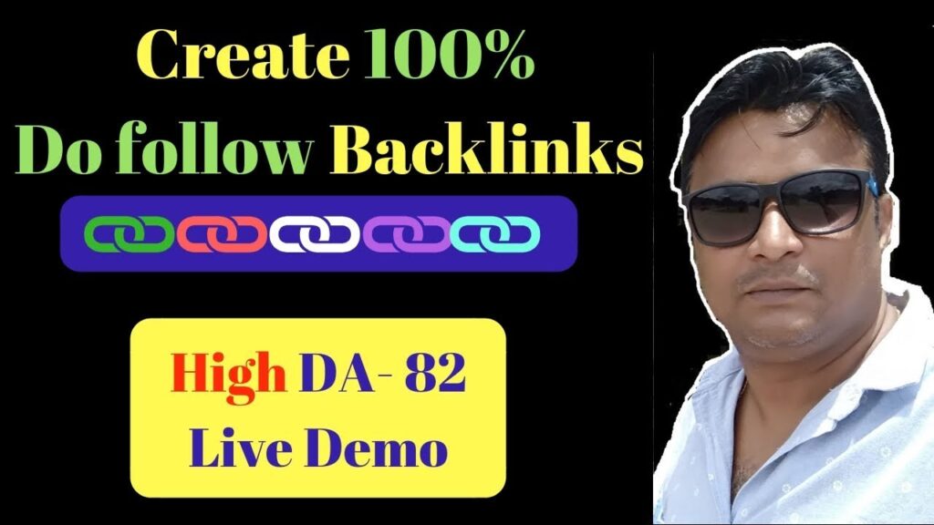 how to create 100% Do follow Backlink from High DA-82 [Hindi]