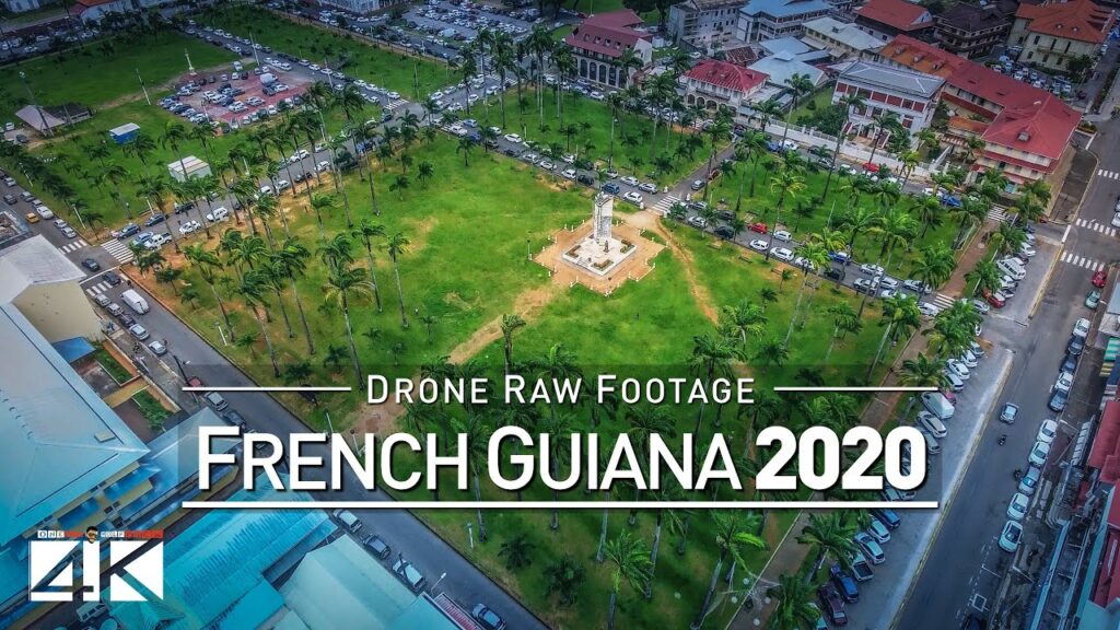 【4K】Drone RAW Footage | This is FRENCH GUIANA 2020 | Cayenne | Saint-Laurent | UltraHD Stock Video