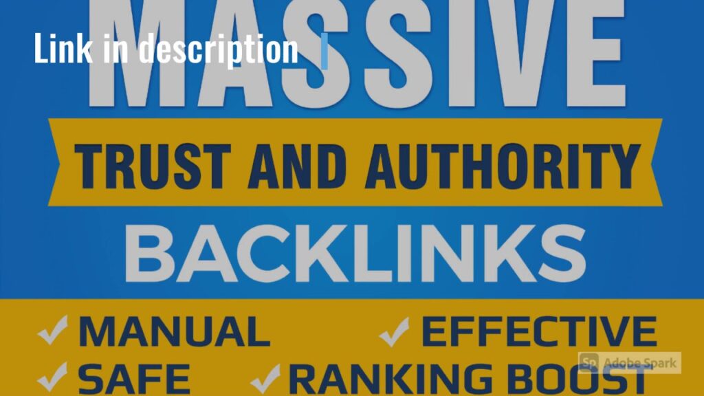 I will boost your google SEO with manual high authority backlinks and trust links