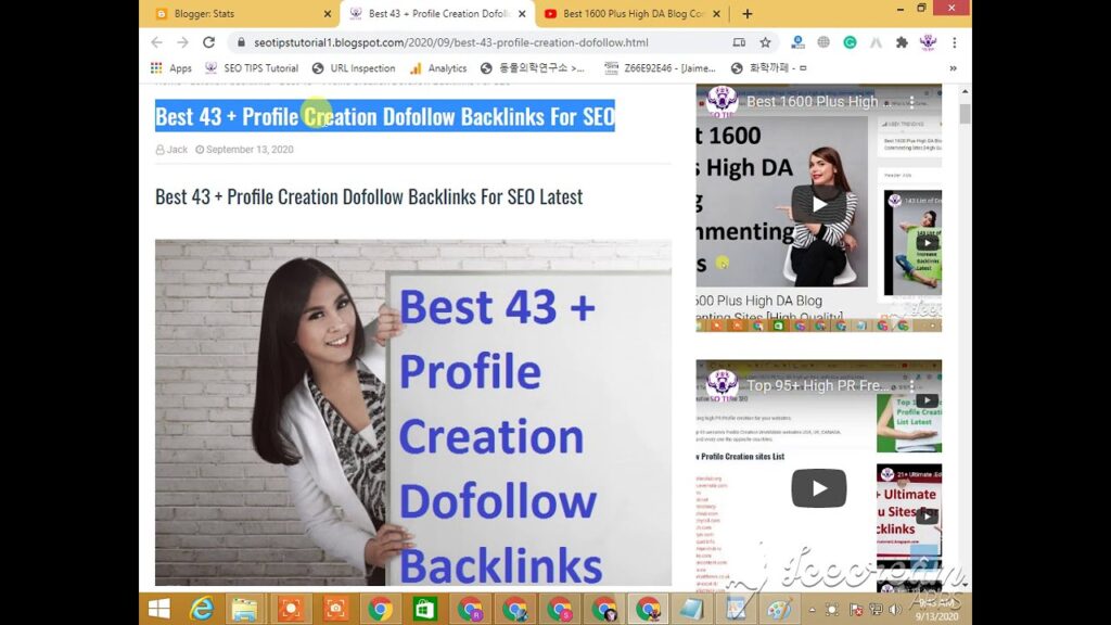 Best 43 + Profile Creation Dofollow Backlinks For SEO [ SEO TIPS ]