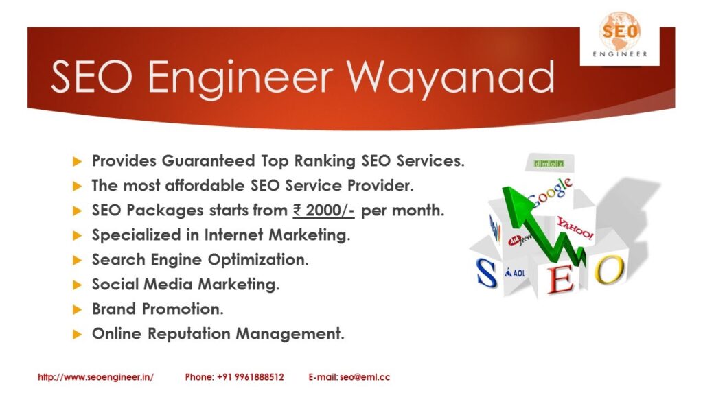 Best SEO Company, Expert SEO Services Agency in Wayanad