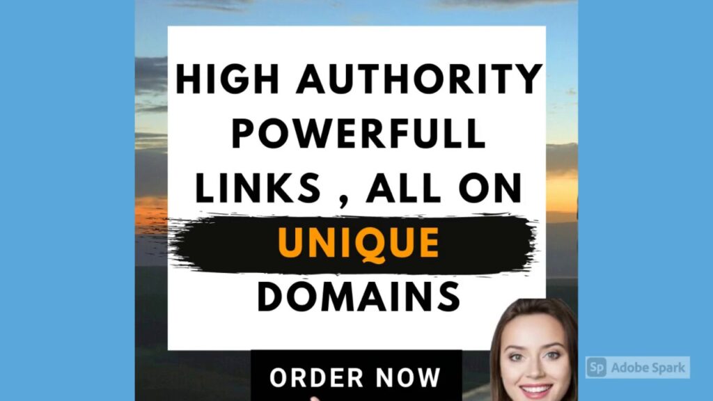 Build 80 unique domain seo backlinks on tf100 da100 sites