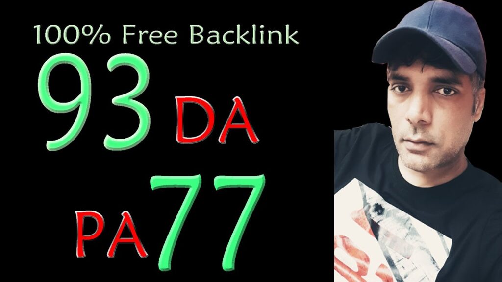 DA 93 PA 77 Guaranteed 100 Free High Authority SEO Backlinks