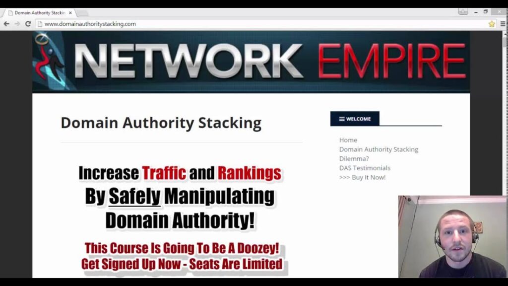 Domain Authority Stacking Ranking Results