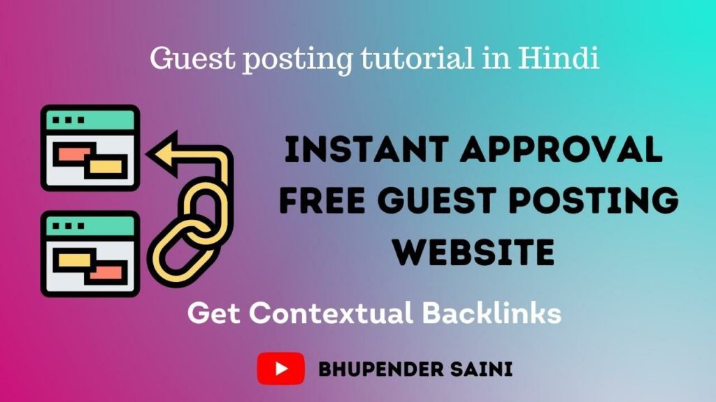 Free Guest Posting website | Guest posting in Hindi | Dofollow Backlinks 2020 | Guest posting SEO