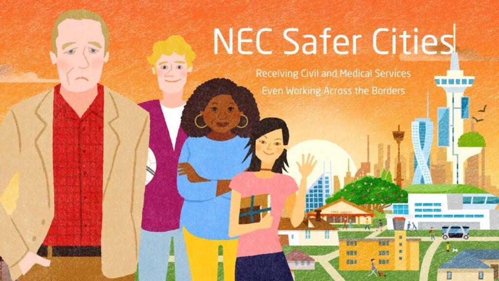 Future society by NEC Safer Cities ~Accessing local services across the borders. [NEC Official]