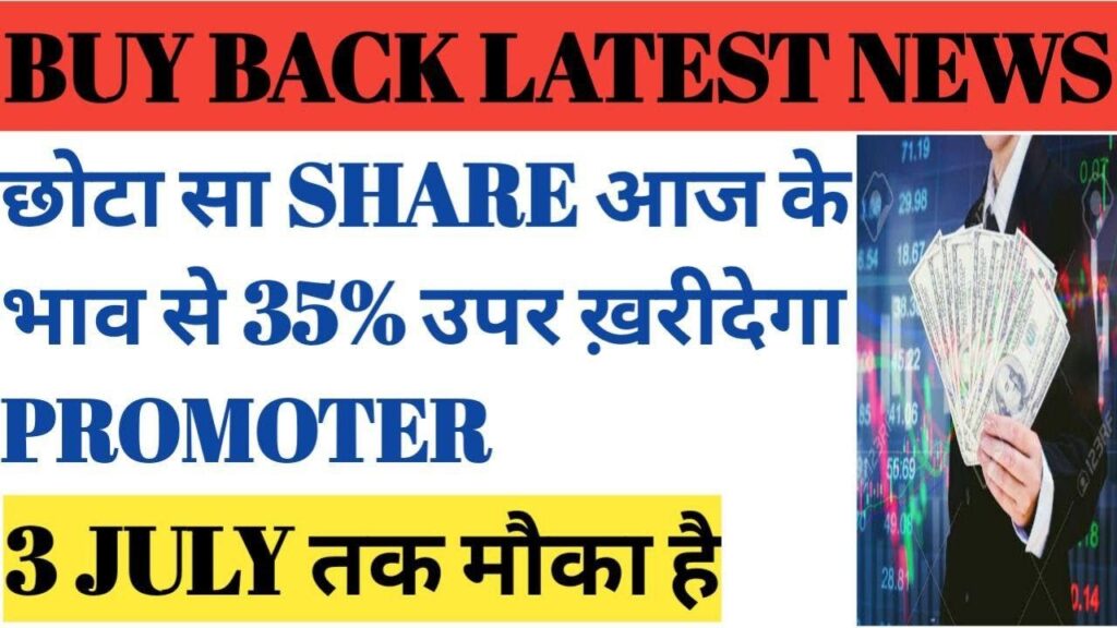 High Profit Buyback Announcement By This Small Cap II Latest Stock Market  News II Stock To Buy Now