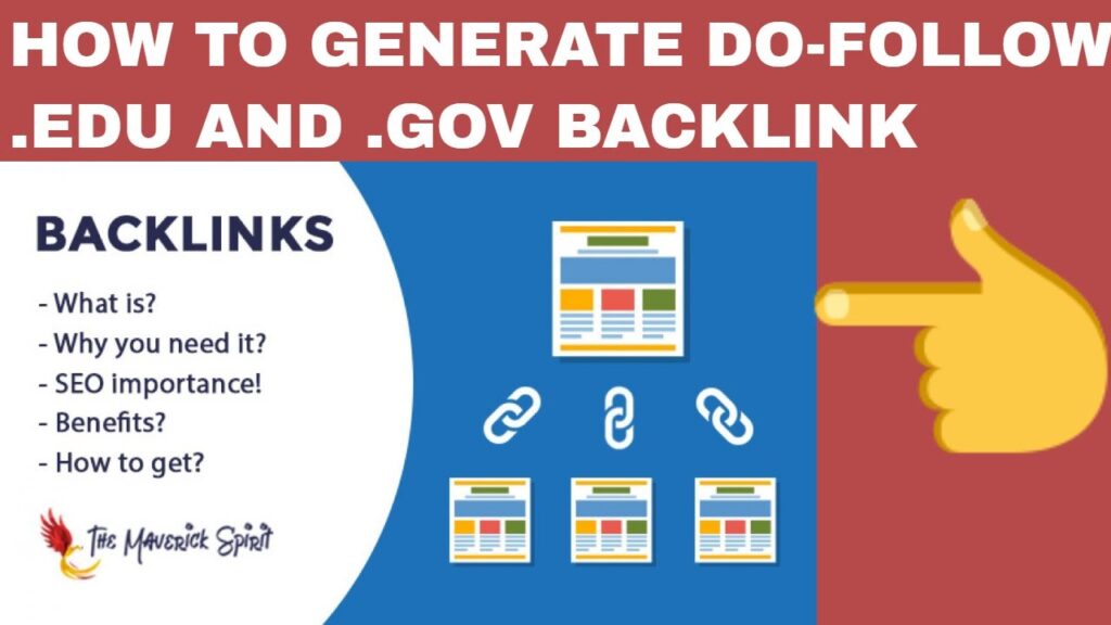 How To Get .Edu .Gov And Do-Follow  Backlinks For Website Ranking