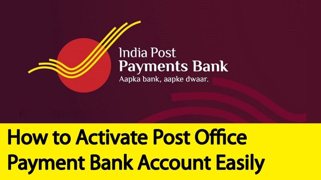 How to Activate Post Office Payment Bank Easily | Tamil Banking