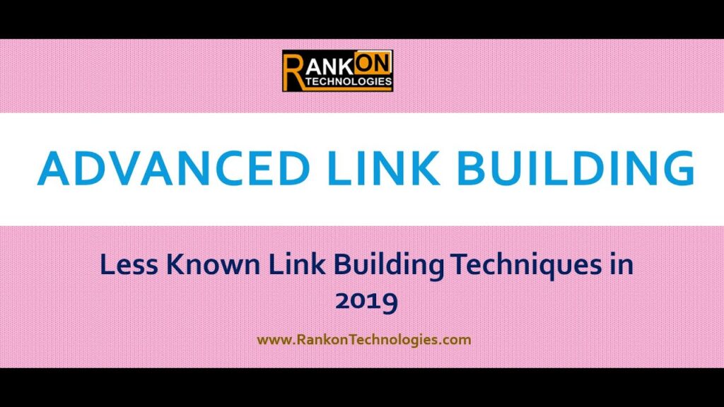 How to Create High Quality Backlinks in 2019 | Advanced Link-building Strategies in Hindi