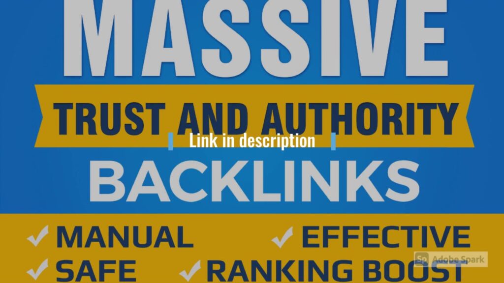 I will boost your google SEO with manual high authority backlinks and trust links