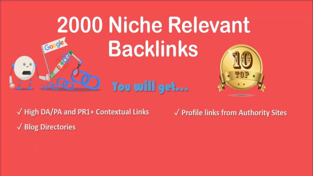 I will build high da verified contextual backlinks for website SEO link building