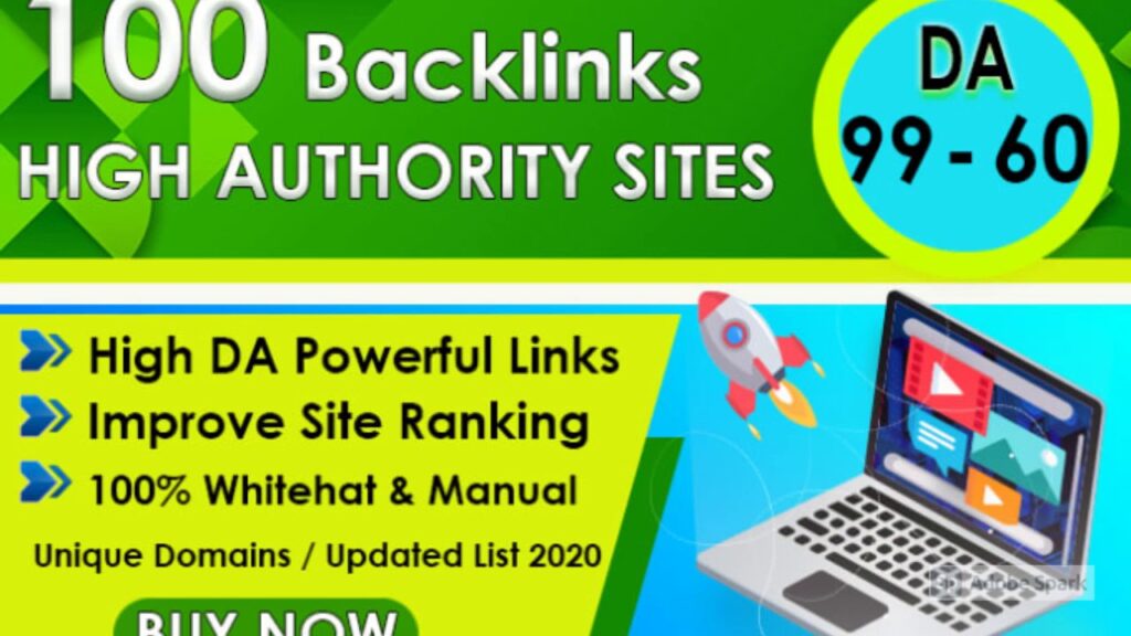 I will rank higher in google with 100 high authority backlinks