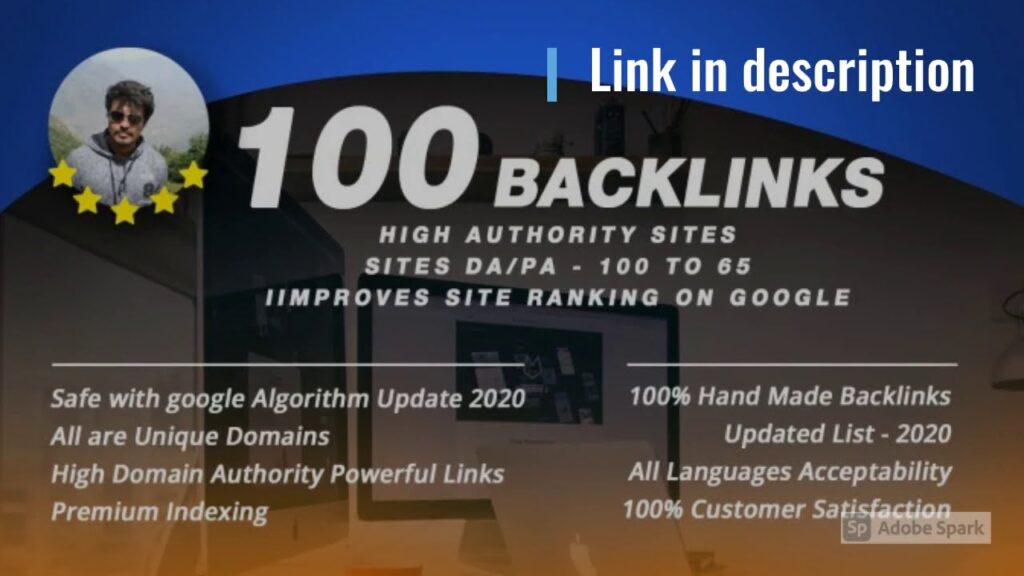 I will rank higher in google with 110 high authority seo backlinks