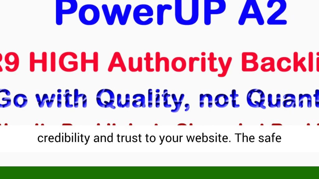 PowerUP A2 - Manual 50 PR9 HIGH Authority Backlinks in order to Skyrocket Ranking