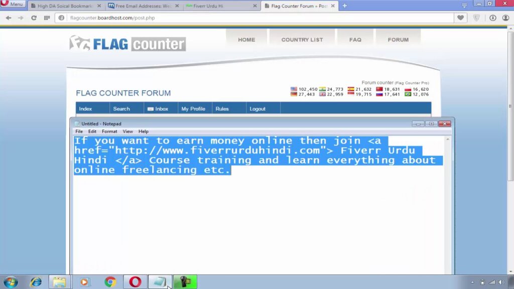 SEO 26 Off Page SEO  Backlinks With Social Bookmarking & Forums   Part 5   Urdu Hindi