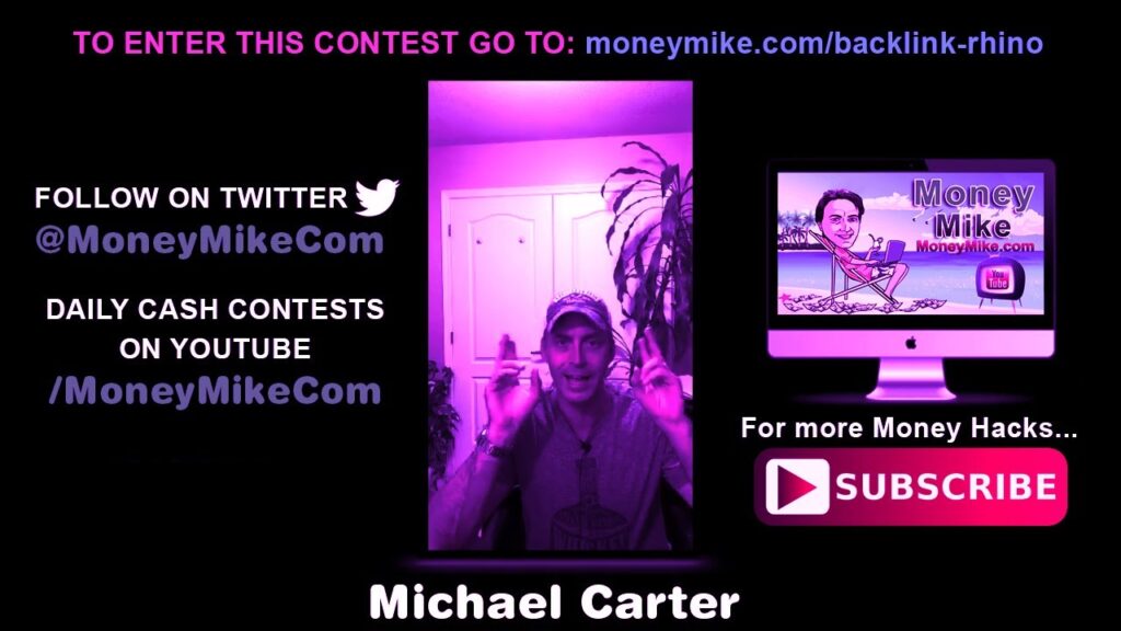 "Backlink Rhino" + $105 Prize Contest
