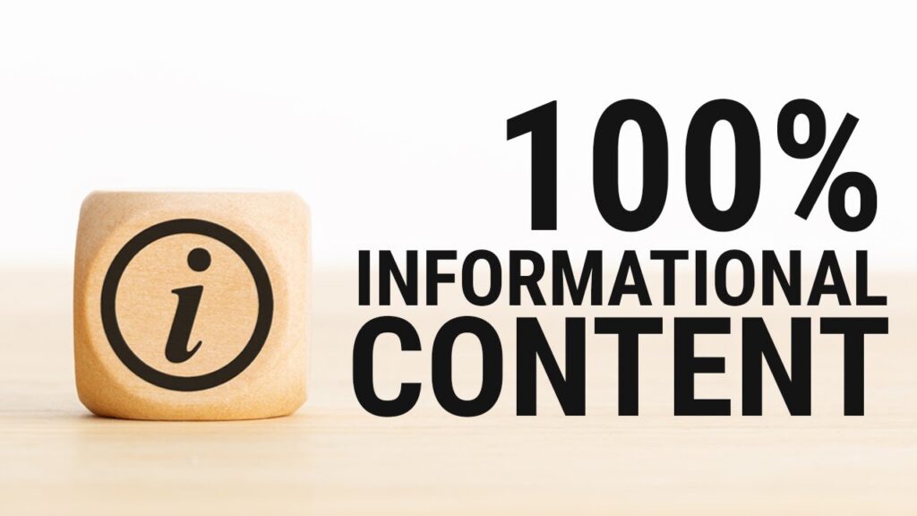 100% INFORMATIONAL Content - Advanced Affiliate Marketer - Shawna Newman - Authority Site