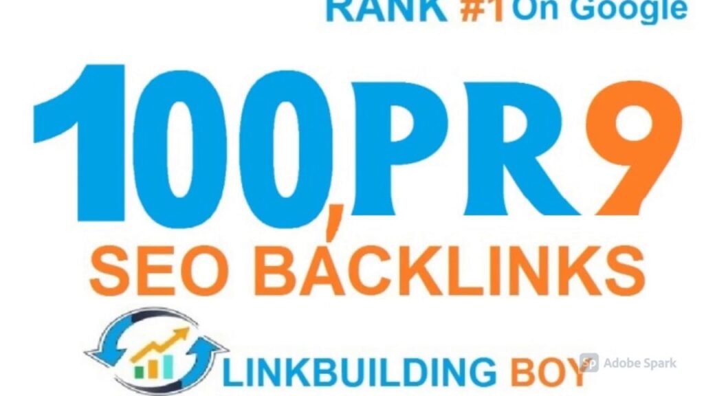 I will do high pr SEO backlinks for rank 1 on google