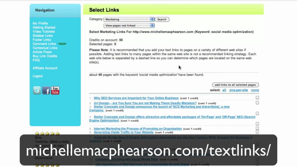 50 One Way Backlinks