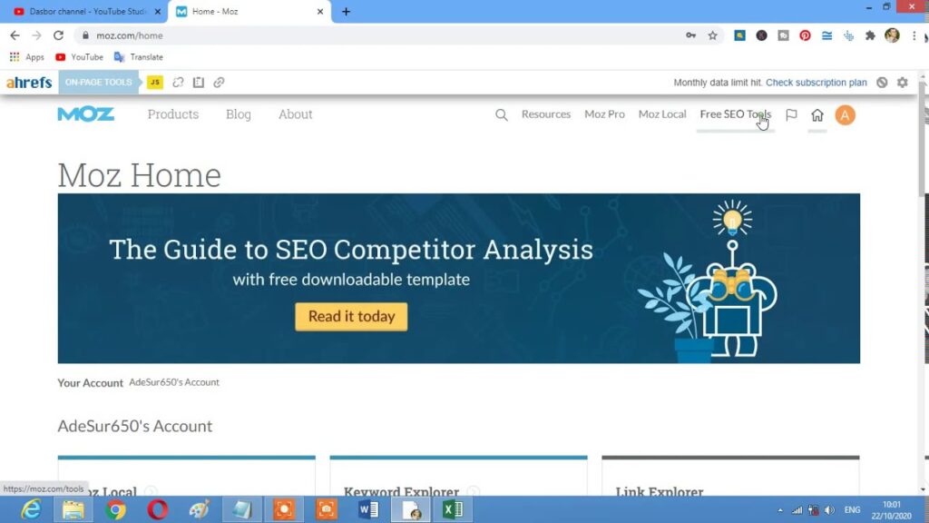 Cara Cek DA (Domain Authority) dan Spam Score Website & Blog