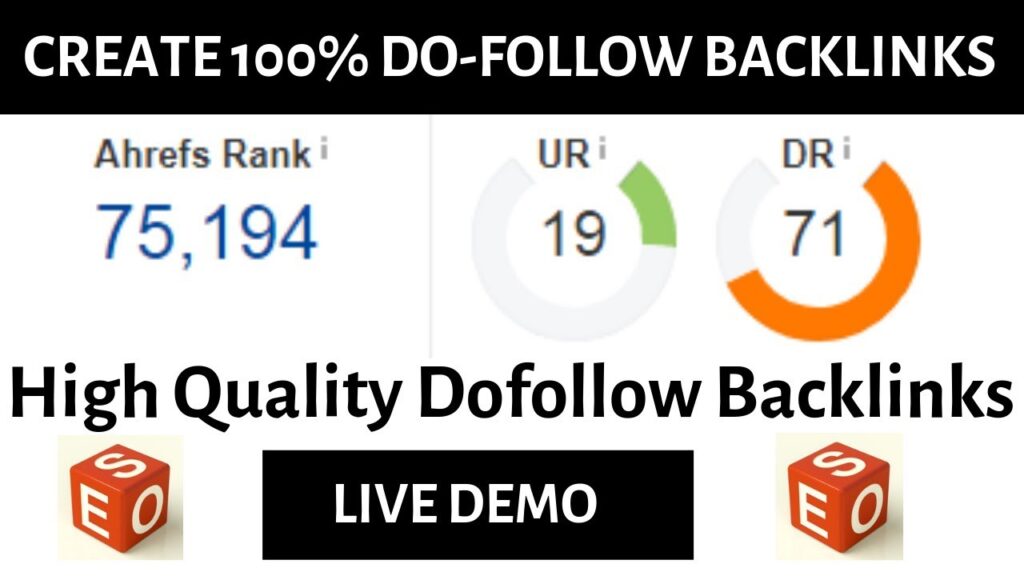 Create High Quality Dofollow BackLinks | High DA PA Sites|