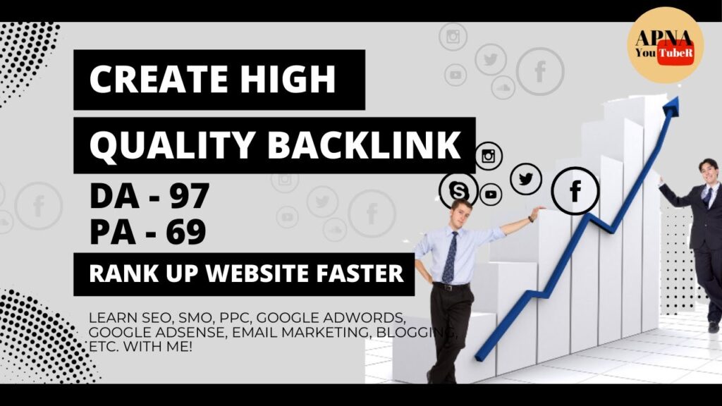Get Backlinks for your Website for free and Rank your Website Instant | in Hindi | Apna Youtuber