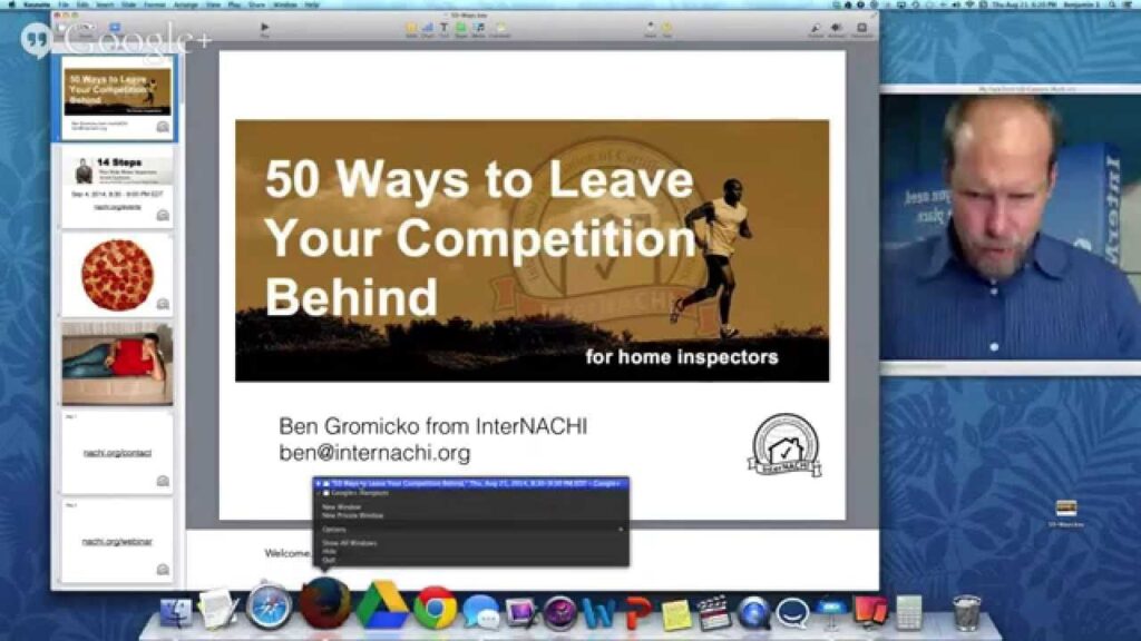 Home Inspection Trainin Class: "50 Ways to Leave Your Competition Behind"