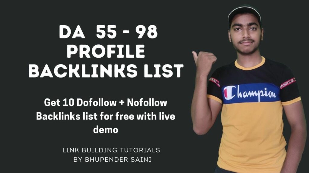 How to create Dofollow Backlinks | DA 55 to DA 98 Free Backlinks list | Dofollow Backlinks 2020