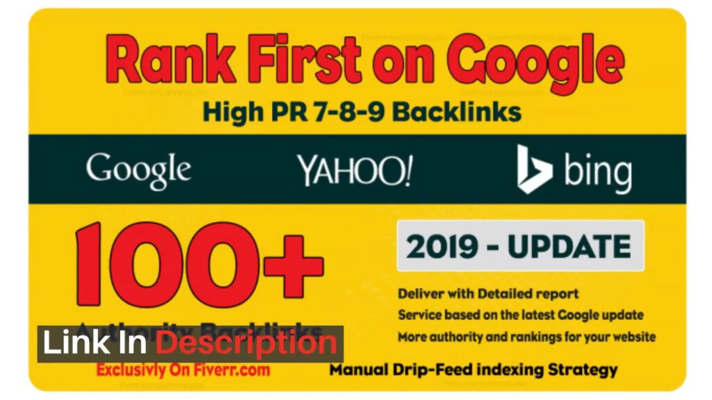 I will do 100 manual dofollow high pr backlinks with high da links