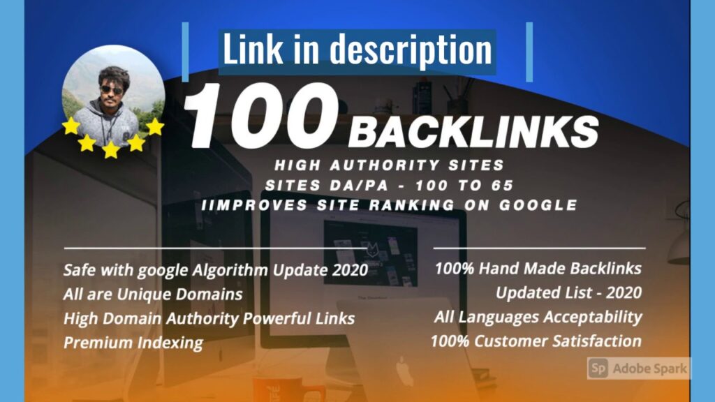 I will rank higher in google with 110 high authority seo backlinks