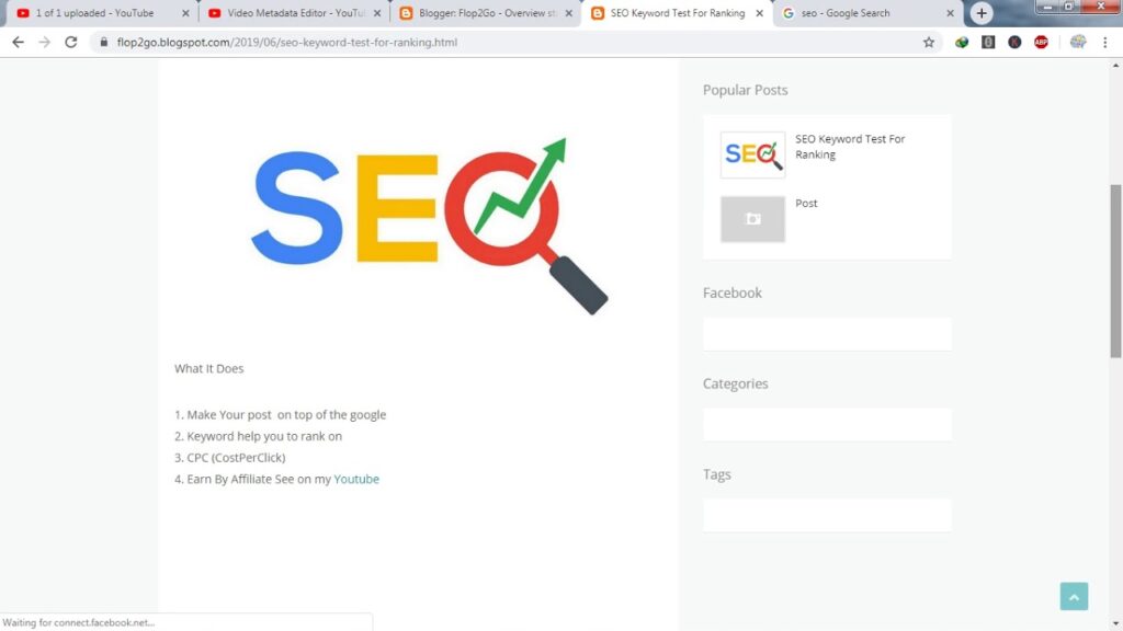 SEO Keyword hiding from site By Flop2Go