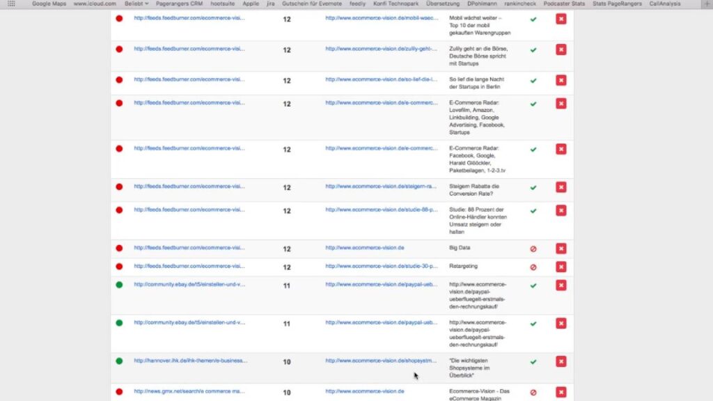 SEO Tool PageRangers: Backlinks
