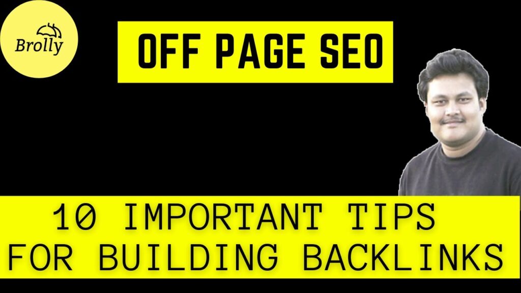 Tips for Building Backlinks in Off Page SEO By Ravi Varma   Digital Brolly