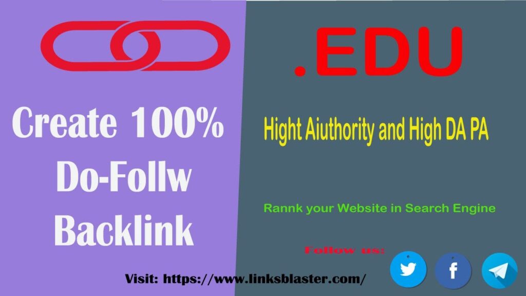 educational edu site dofollow backlinks 2 - create high quality dofollow backlinks | high da pa site