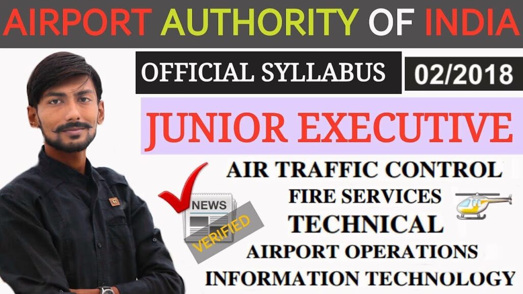 AAI OFFICIAL SYLLABUS | JUNIOR EXECUTIVE 2018 | ATC , TECHNICAL , OPERATION , FIRE , IT |